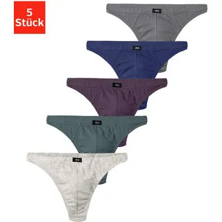 H.I.S. H.I.S String Herren Unterhose (Packung, 5-St) in Baumwollstretch-Qualität blau|bunt|grau|grün 3