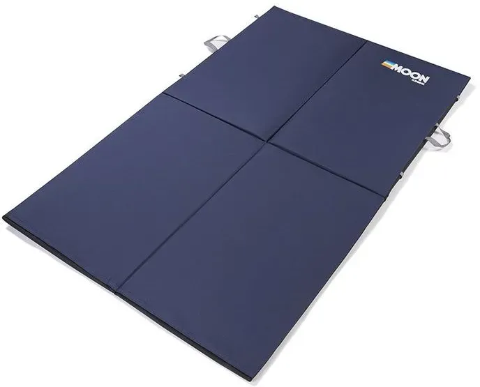 Moon Climbing Cirrus Crashpad - Bouldermatte - retro stripe indigo