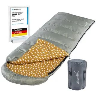 Skandika Deckenschlafsack Dundee | 3 Jahreszeiten, | 220x80 cm/ - RV links
