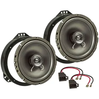 tomzz Audio 4039-002 TA16.5-Pro Lautsprecher Einbauset kompatibel mit Opel Astra F Omega B Vectra B Zafira A B 165mm Koaxial System