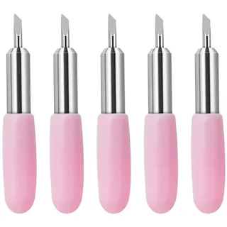 5 Stück Klinge,Extra Fine Original Premium Zubehör für Cricut Joy Xtra Set Schneideplotter Mit Papier Gehäuse Feinschnittklinge Schneidklingen Blade Cut Ersatzklinge Ersatzklingen Klingen Ersatz