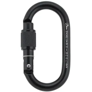 Aliens - Stahlkarabiner - TOTAL OVAL - verzinkt Trilock