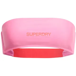 Superdry Logo Bandeau Bikinioberteil - Paparazzi Pink - M