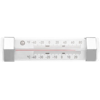 HENDI Kühlschrankthermometer, Temperaturmessgerät, Temperaturmesser, mit Aufhängehaken, Temperaturbereich von -40 bis 20 °C, 123x30x(H)19mm