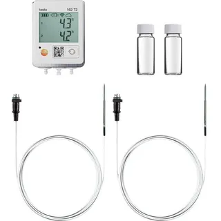 TESTO 0572 1629 162 fridge set Temperatur-Datenlogger Messgröße Temperatur -50 bis 150°C inkl. Wandhalterung