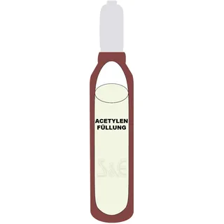 10 Liter Füllung Acetylen