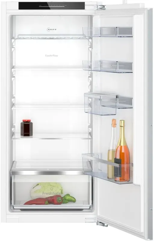 Neff KI1416DD1, N 70 Einbau-Kühlschrank 122.5 x 56 cm, Flachscharnier mit Softeinzug, Fresh Safe & Soft Close, inkl. 5 Jahre Garantie