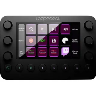 Loupedeck Live Controller), MIDI Controller, Schwarz
