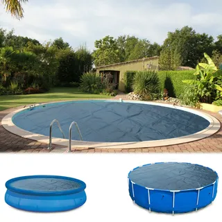 poolpanda Premium Solarfolie schwarz/blau Ø 400 cm