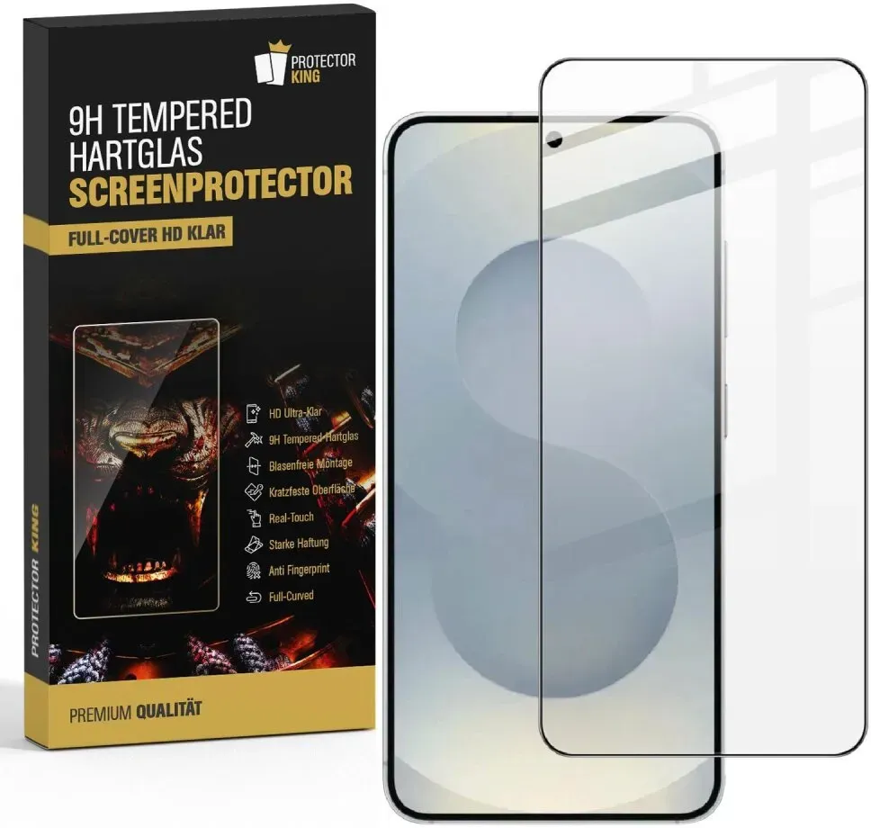 2x 9H Panzerglas für Samsung Galaxy S26 Full Screen HD klar Tempered Glass Displayschutz Schutzglas Hartglas Screen-Protector
