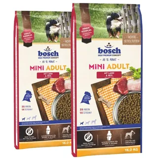 BOSCH Mini Adult Lamm & Reis 30 kg (2 x 15 kg)