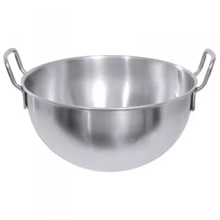 Contacto Schneeschlagkessel, Schüssel, Edelstahl 18/10, 2-22 Liter Inhalt wählbar : 20 cm Variante: 20 cm