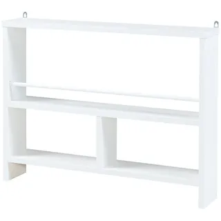 [en.casa] Wandregal Piteå 60x10,5x45cm Weiß