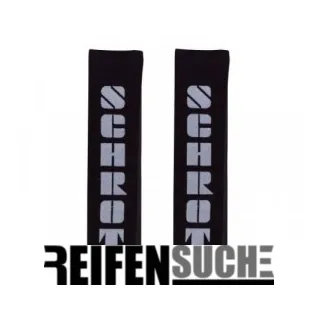 Schroth Gurt-Zubehoer - 2" Gurtpolster schwarz mit grauem Flock