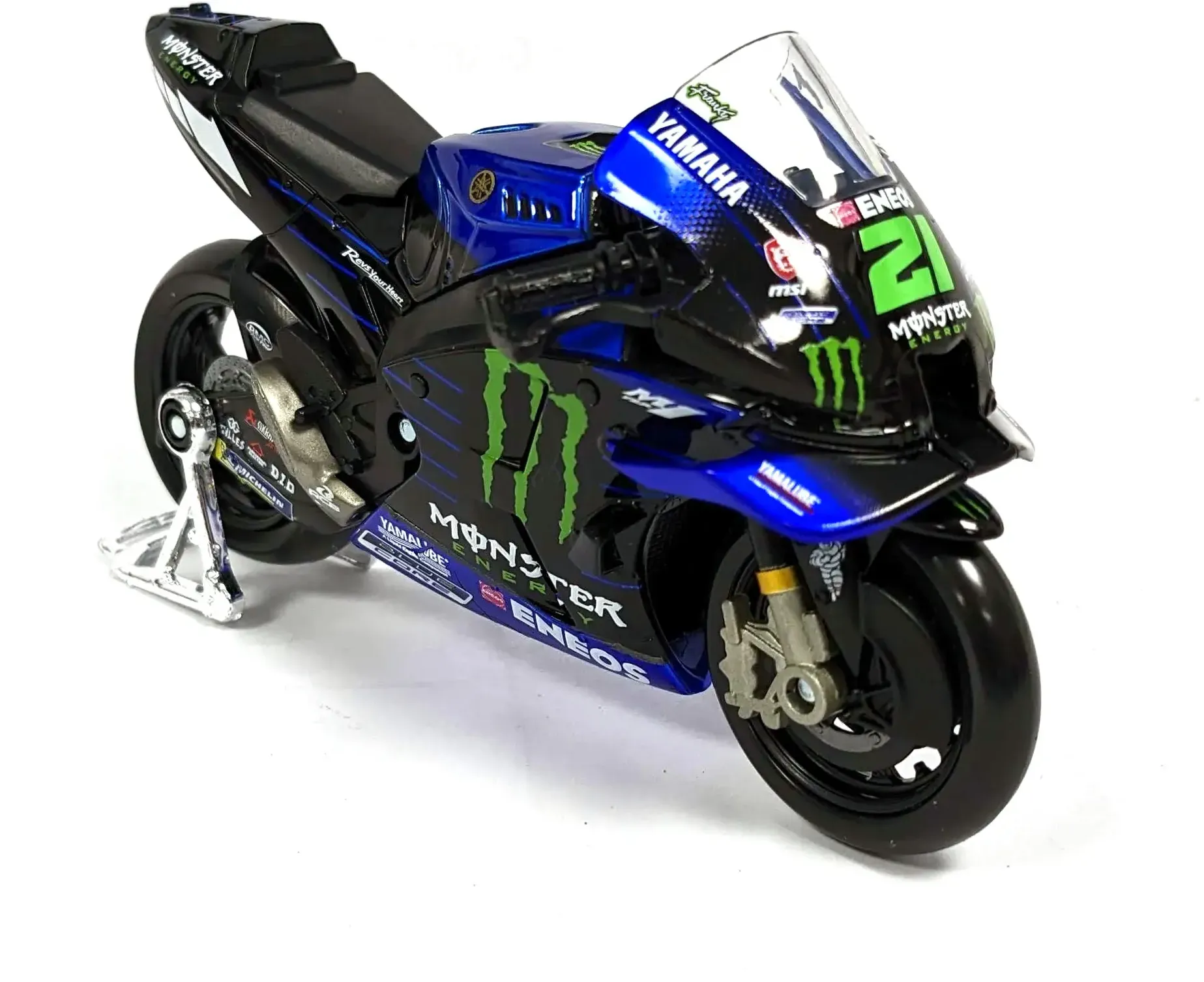 Maisto 36373 - Modellmotorrad - MotoGP Yamaha YZR-M1 (#21 Franco Morbidelli, Maßstab 1:18)