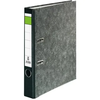 Centra Ordner schwarz marmoriert Karton 5,0 cm DIN A4 schmal