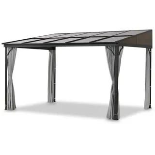 LECO Melanie 3 x 4 m grau inkl. Seitenteile
