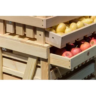 Dobar Vorratsbehälter aus Holz - versch. Ausführungen