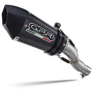 Gpr Auspuff für Ducati Multistrada 950 V2 S 2021/2023 e5 Auspuff zugelassen mit GP Evo4 Poppy