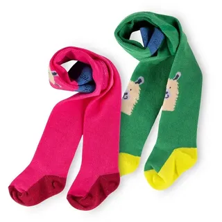 Sigikid Strumpfhosen 2er crazy lama in bunt | Gr.: 62/68