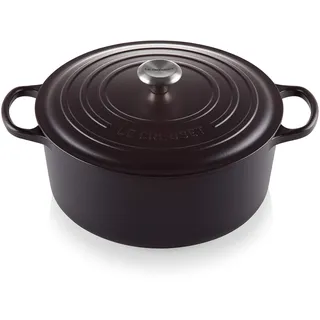 30 cm rund schwarz glänzend
