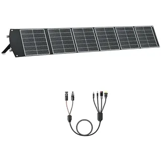 Panneau solaire pliable 200 W, compatibilité : module adaptateur d'alimentation DJI pour panneau solaire (MPPT), Power 1000, Power 500