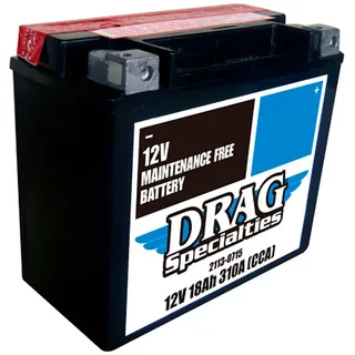 Drag Specialties Ytx20hl-ft-b Agm-batterie - Black - One Size