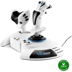 Thrustmaster T. Flight Hotas One MSFS Special Edition (Windows, Xbox One S, Xbox One X, Xbox Series S, Xbox Series X), Gaming Controller, Weiss
