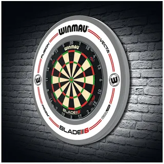 WINMAU Auffangring für Dartspiele "Catchring Winmau Pro-Line 4449",weiß,
