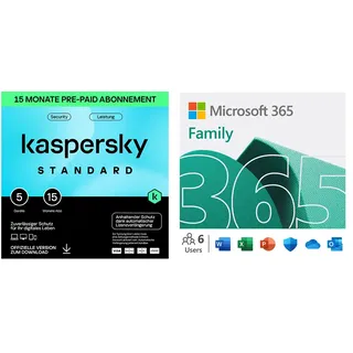 Microsoft 365 Family 6 Benutzer 15 Monate inkl. Premium