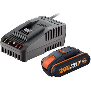 Worx Power Share 20V WA3601 Ladegerät inkl. 2,0 Ah Akku