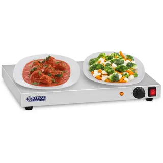 Royal Catering - Warmhalteplate Heizplatte Speisenwärmer 250 W Edelstahl Breite 50 cm)
