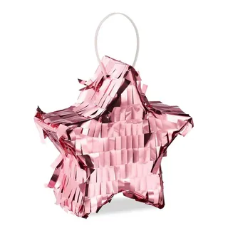relaxdays Pinata Mini-Pinata Stern rosa