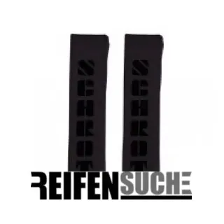 Schroth Gurt-Zubehoer - 2" Gurtpolster schwarz mit schwarzem Flock