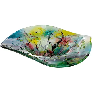GILDE Dekoschale GILDE Schale Nicosia - mehrfarbig - H. 12,5cm x B. 48cm (1 Stück) bunt