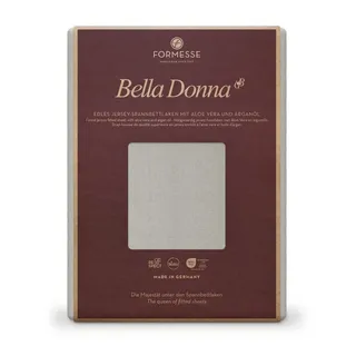 Topper Spannbetttuch La Piccola 90x200 cm | grau - grau
