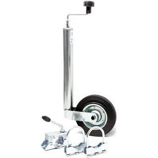 Wiltec Stützrad für Anhänger bis 362 kg ø48 mm