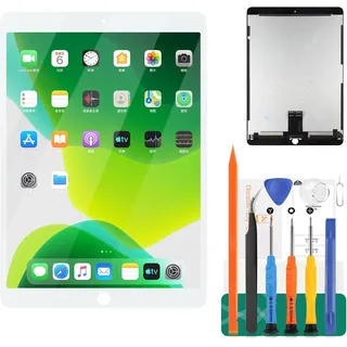 Für iPad Air 3 2019 LCD-Bildschirm für iPad Air 3 Bildschirm Ersatz Air 3. Generation LCD-Display A2152 Touch Digitizer Assembly A2123,A2154,A2152 Reparaturset (weiß, keine HomeButton)