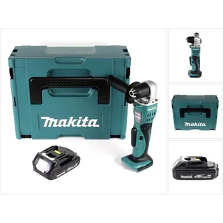 Makita DDA 351 Winkelbohrmaschine 18V 13,5Nm + 1x Akku 1,5Ah + Makpac - ohne Ladegerät