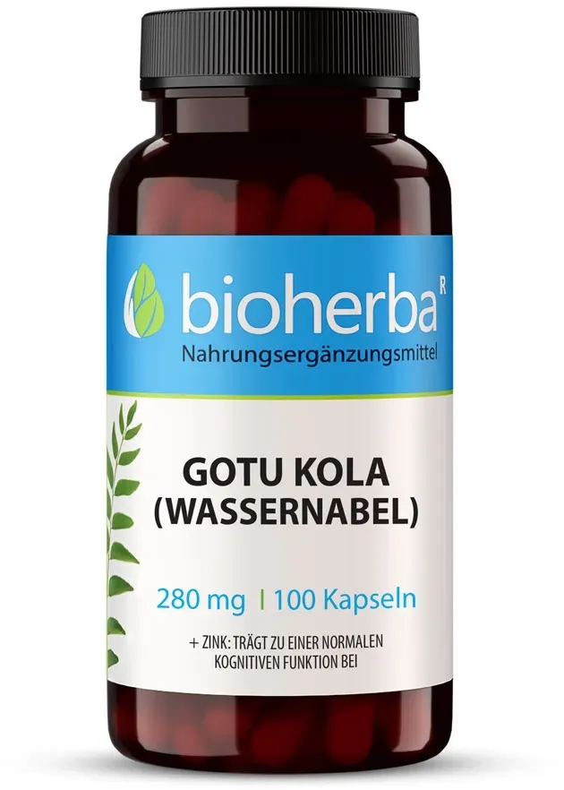 Gotu Kola Wassernabel 280 mg 100 Kapseln