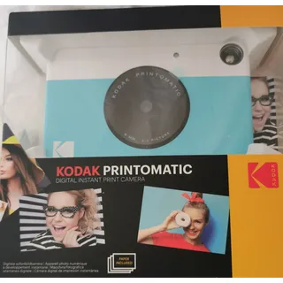 Kodak PRINTOMATIC Digitale Sofortbildkamera Sticky-Back-Funktion-BLAU NEU