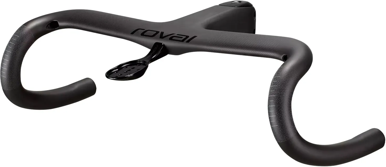 Specialized Roval Terra Cockpit Carbon Lenker-Vorbaueinheit - Satin Carbon/Gloss Black - 400mm x 120mm