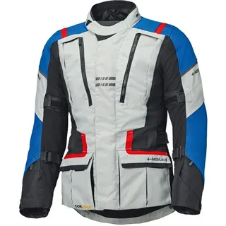 Held Hakuna Matata 3 Textiljacke wasserdicht - Schwarz/Hellgrau/Blau/Rot - XXL