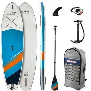 WHITE WATER SUP-Board-Set Set 2022 Funboard 10'8" x 34" x 6" Oceanblue