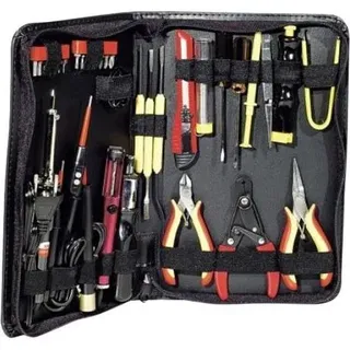 Tecline Connect Professional Tool Case - 35 pieces - Netzwerkreparaturausrüstung (Werkzeug), Zubehör Netzwerk