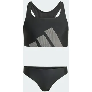 adidas Big Logo Kids Bikini Set Schwarz 164