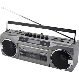 Soundmaster SRR80TI DAB+, Bluetooth, USB und SD-Wiedergabe - Silber