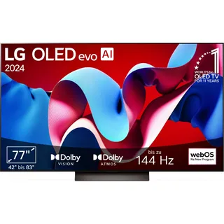 OLED77C47LA 77" 4K OLED evo TV C4