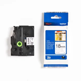 Brother TZ-N241 18mm schwarz auf weiß