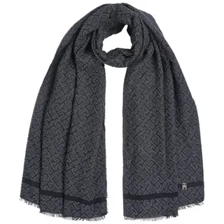 Tommy Hilfiger Schal TH Monogram Scarf Space Black